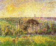 Countryside and Eragny Church and Farm